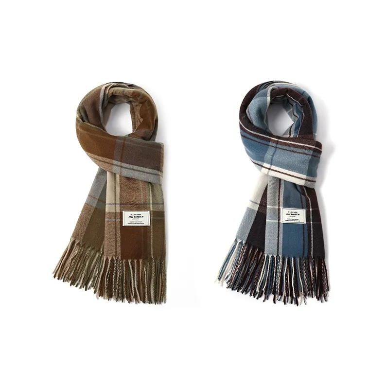 FREE RABBITⅡ Faux Cashmere Knit Scarves Unisex-19
