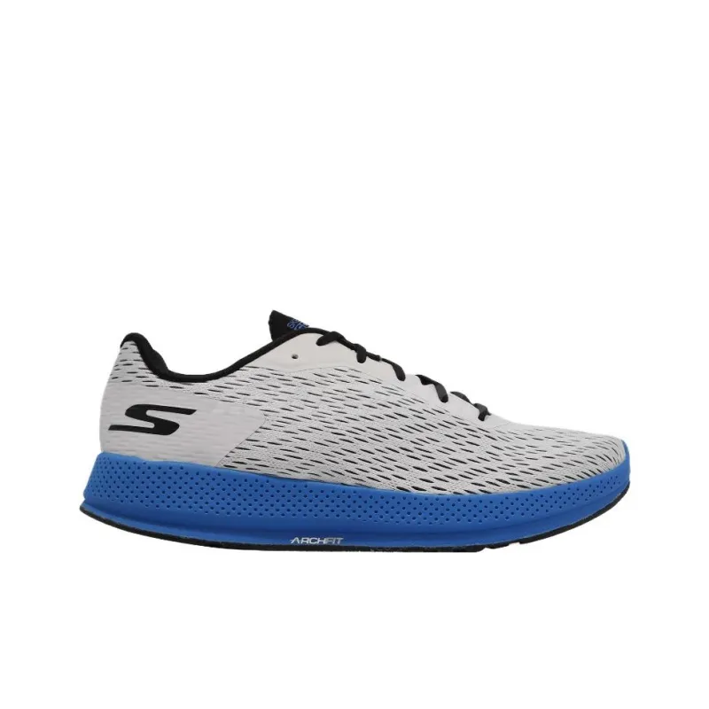 Skechers Go Run Horizon 3 Wear-Resistant Low-Top Running Shoes Men's Gray Blue-1