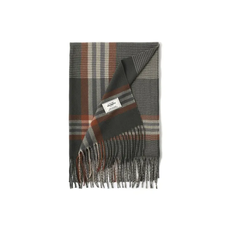 FREE RABBITⅡ Faux Cashmere Knit Scarves Unisex-11