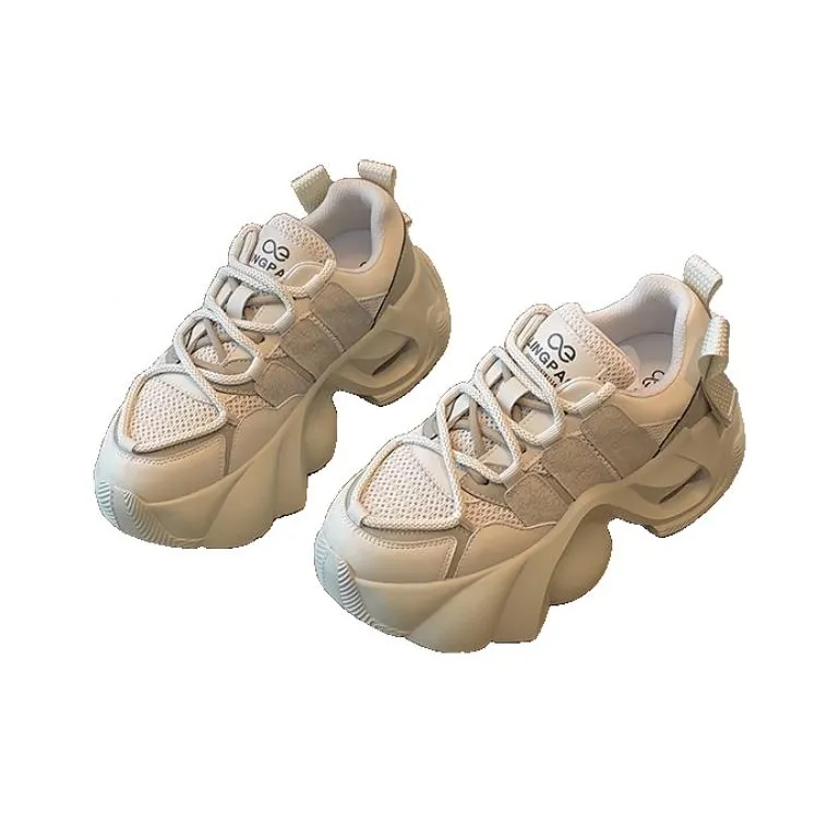 LINGPAO Low-Top Chunky Sneakers Women's-2