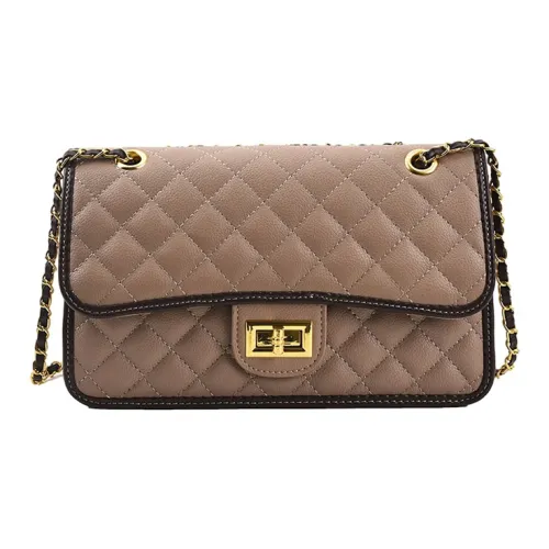 JANE KLAIN PU Shoulder Bag Crossbody Small Square Bag Shoulder Bag Regular Women's White/Khaki/Black/Brown