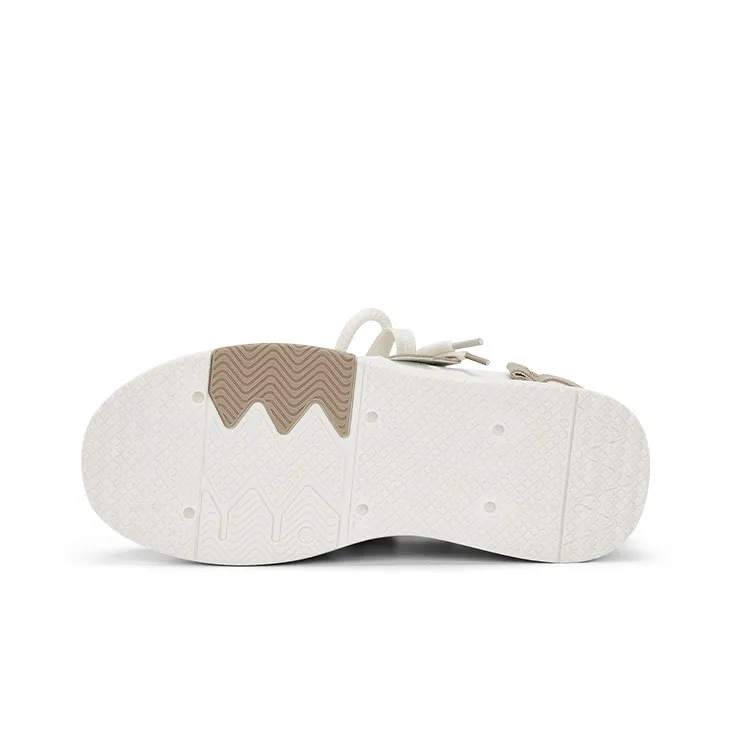 KARLIE KELLER Skateboard Shoes Women's Low Top Khaki-5
