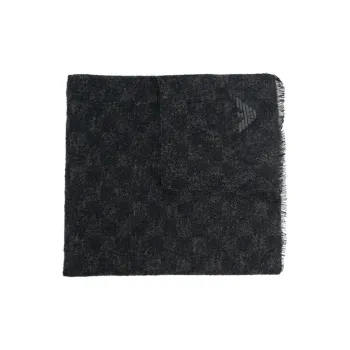 EMPORIO ARMANI Knit Scarves Men's Black