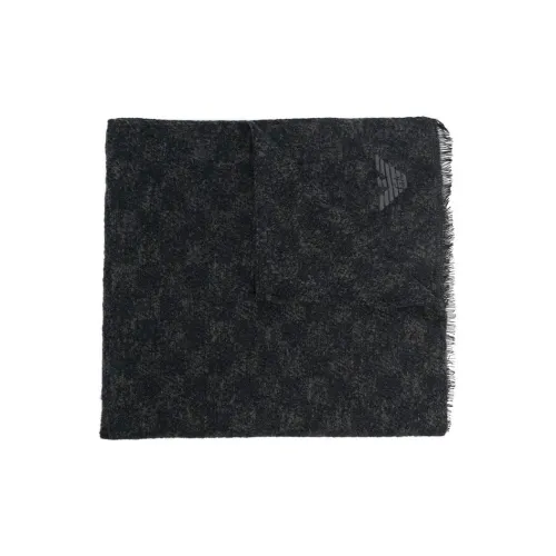 EMPORIO ARMANI Knit Scarves Men's Black