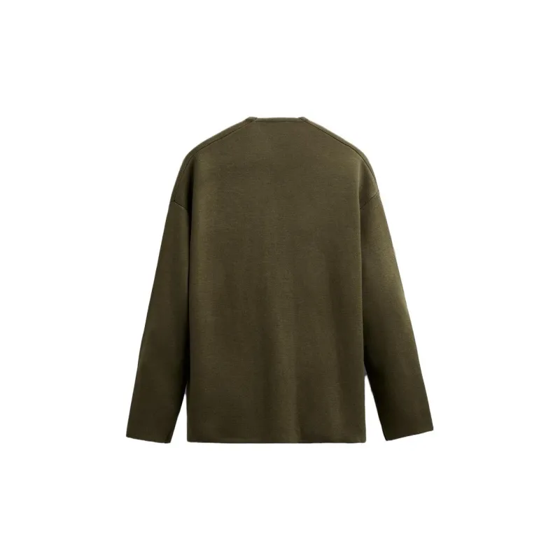 ZARA Sweaters Men Olive Green-1