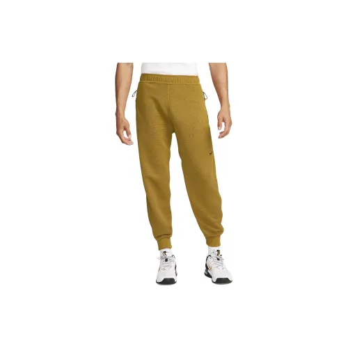 Nike Knitted Sweatpants Men Earth Yellow