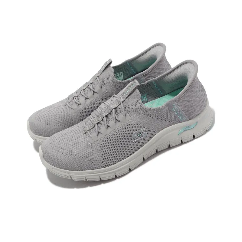 Skechers ARCH FIT VISTA Abrasion Resistant Breathable Low Top Casual Shoes Women's Gray-2