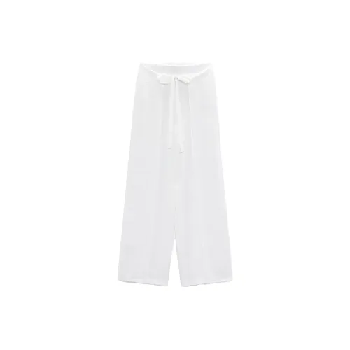 ZARA Casual Pants Women's White