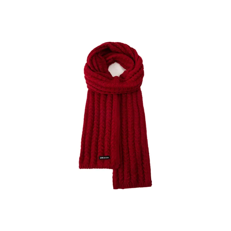 BAIJUAN Knit Scarves Unisex-3