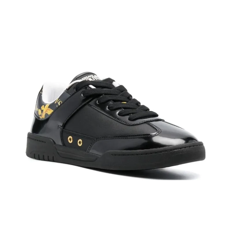 VERSACE JEANS Low Top Casual Shoes Men's Black-2