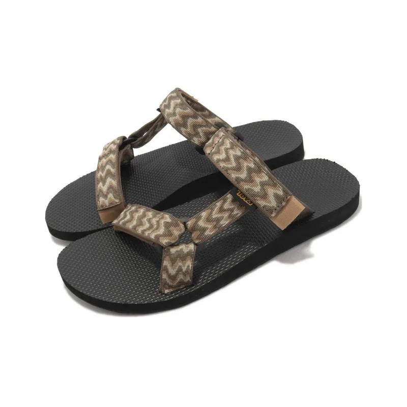 Teva Midform Universal Rubber Sole Quiet Slide Slippers Men's Brown-2