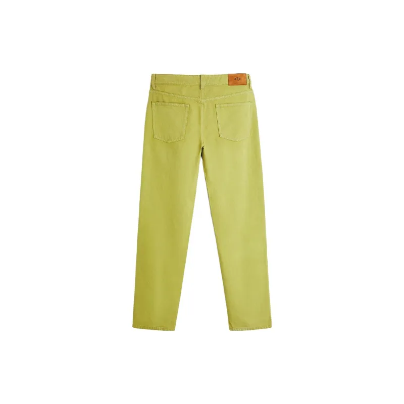 ZARA Jeans Men Yellow Green-1