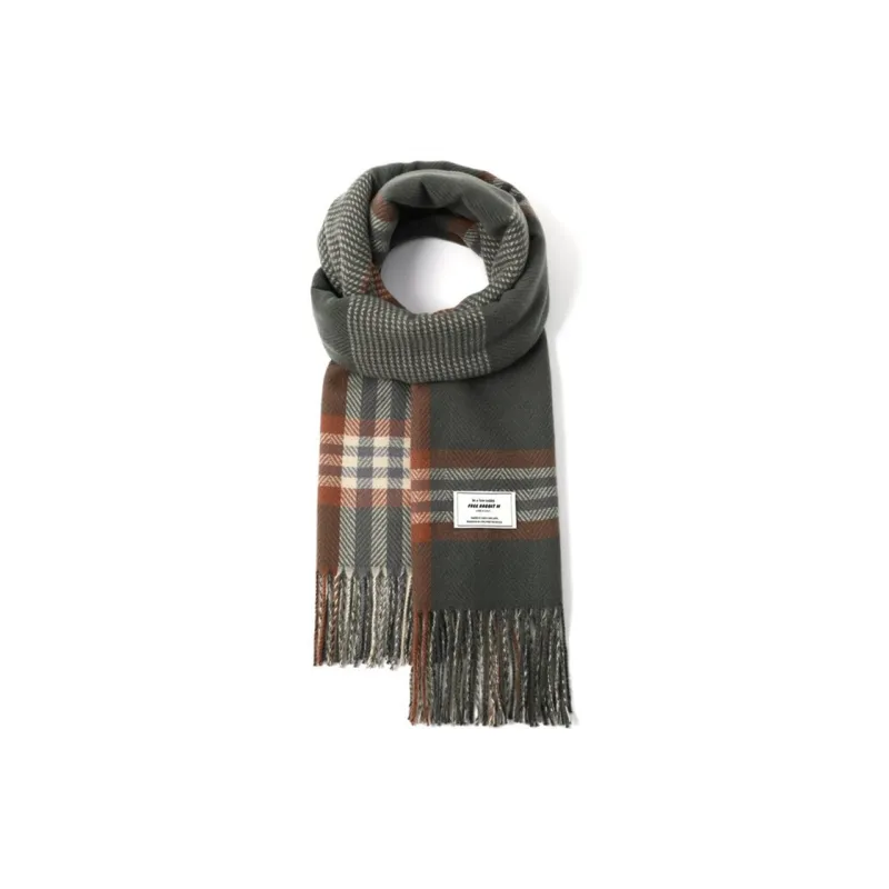 FREE RABBITⅡ Faux Cashmere Knit Scarves Unisex-10