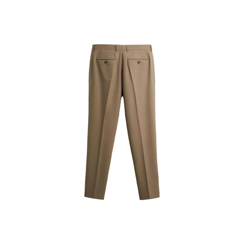 ZARA Casual Pants Men Brown-1