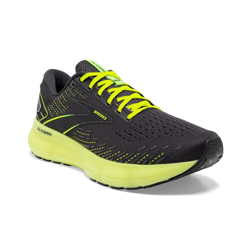 Brooks Glycerin 20 Wear-resistant And Lightweight Low-Top Casual Running Shoes Women's Black-1