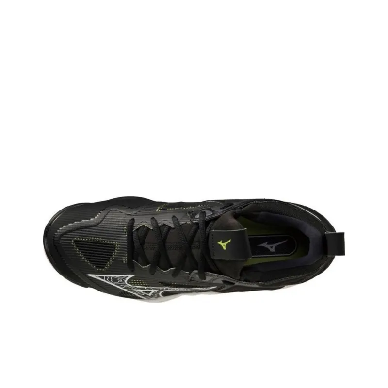 Mizuno Wave Momentum 3 'Black White'-3