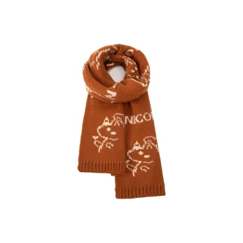 BAIJUAN Knit Scarves Unisex