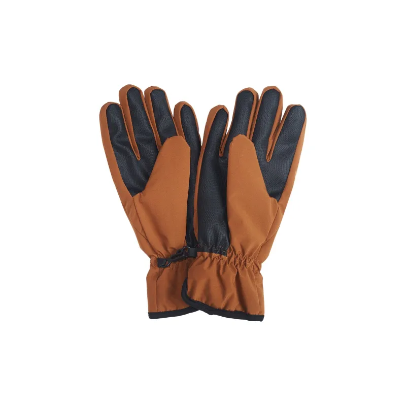 LiNing Fabric+Synthetic Leather Sports Gloves Unisex Fox Brown-1