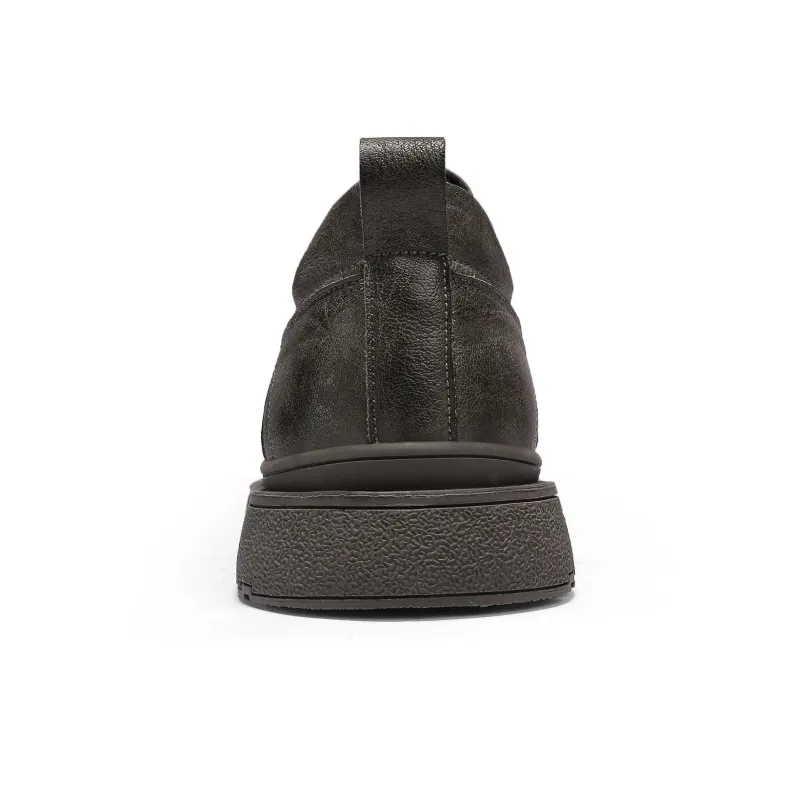 HLA Men's Casual Shoes Men Low Top Black/Gray-9