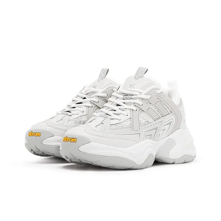 VILNEX Low Top Chunky Sneakers Unisex Gray-2
