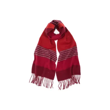 MARJAKURKI Red Scarf Atmosphere Between The Heavens Greeting Card Elegance Unisex