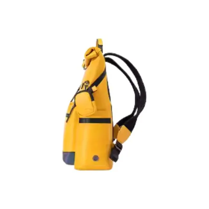 SAMSONITE Cow Leather Travel Bags Backpack Large Size Men's Yellow-2
