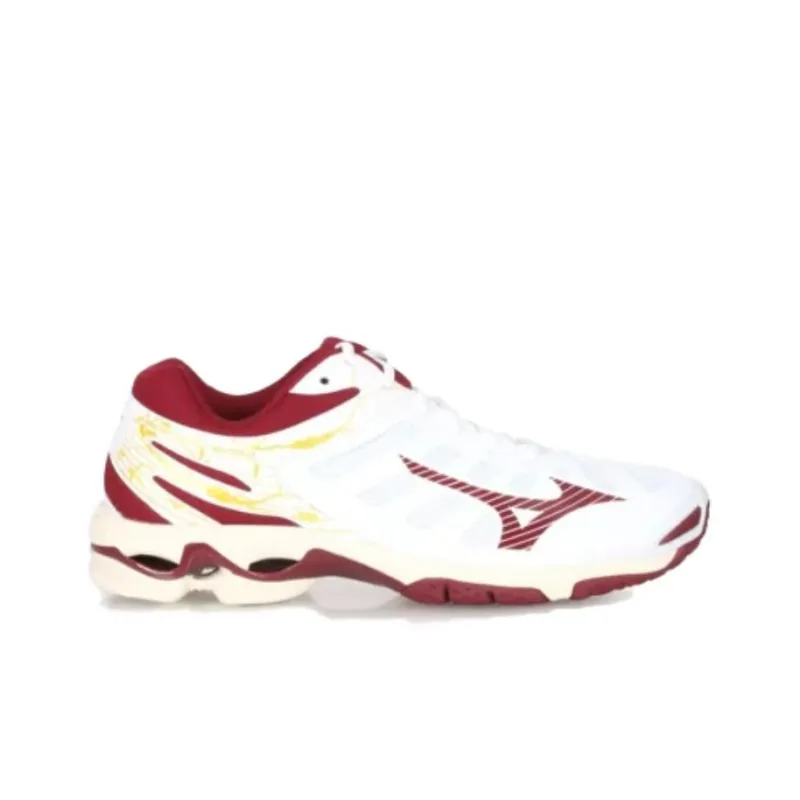 Mizuno Wave Voltage 'White Wine Red'-1