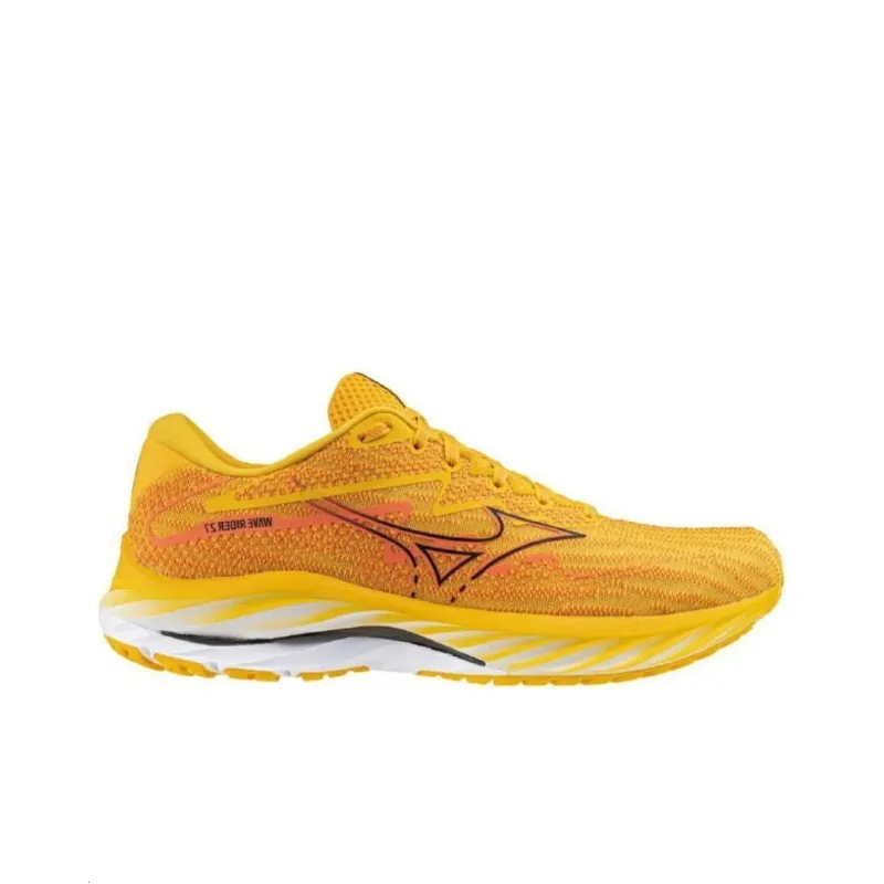 Mizuno Wave Rider 27 Super Wide 'Rich Yellow Orange'-1
