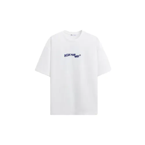 ZARA T-Shirts Men White