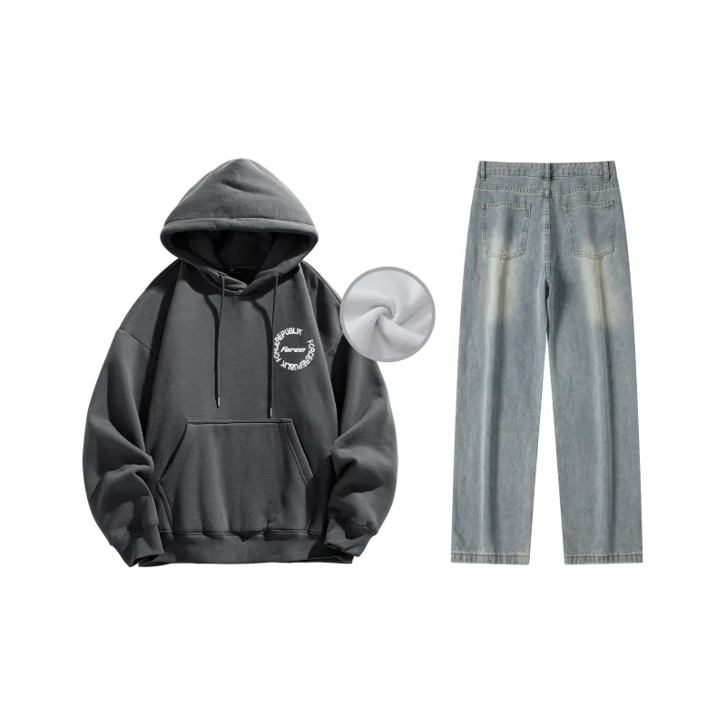 FORCEREPUBLIK Sweatshirt Sets Unisex-27