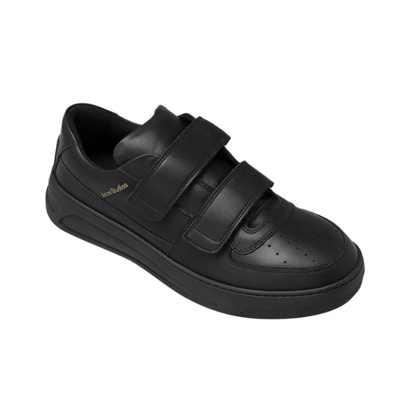 Acne Studios Perry Low Top Skateboard Shoes Men's Black-2