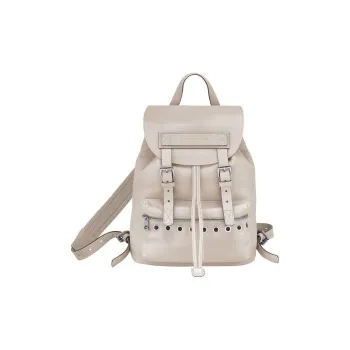LONGCHAMP Calfskin Backpack Men's Earth Brown