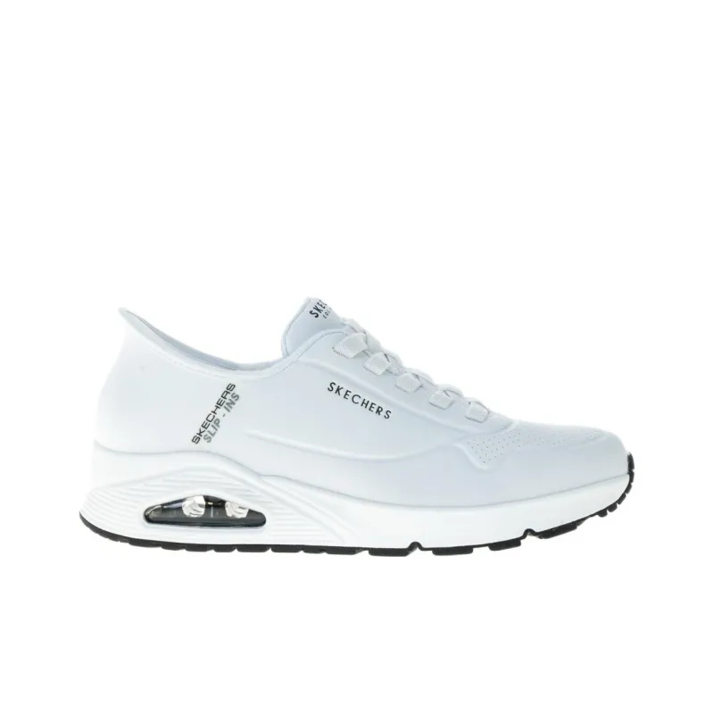 Skechers UNO SLIP INS Abrasion Resistant Breathable Low Top Running Shoes Men's White-1