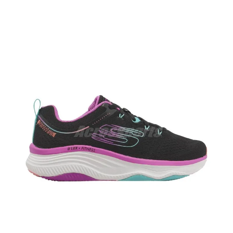 Skechers D'lux Fitness NEW MOXIE Cushioning Wear-Resistant Low-Top Running Shoes Women's Black-1