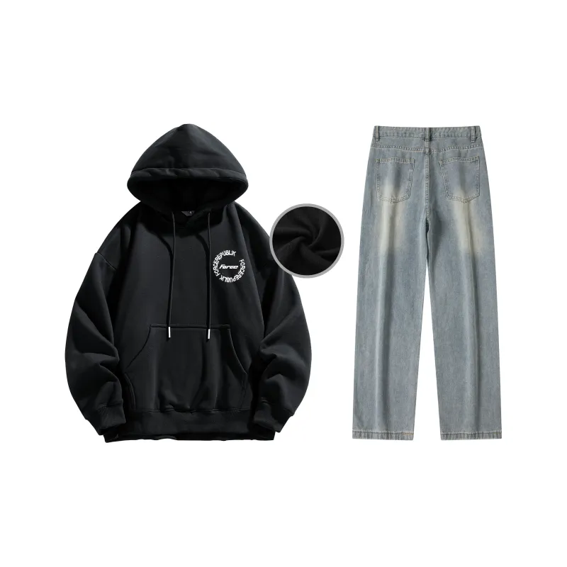 FORCEREPUBLIK Sweatshirt Sets Unisex-19