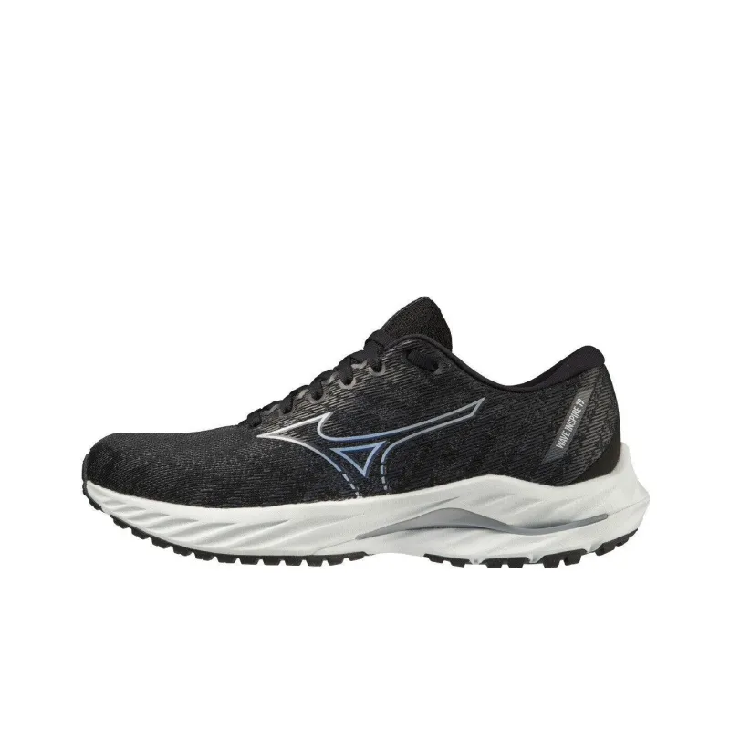 Mizuno Women's Wave Inspire 19 Super Wide 'Black Snowcrest' Women's-0