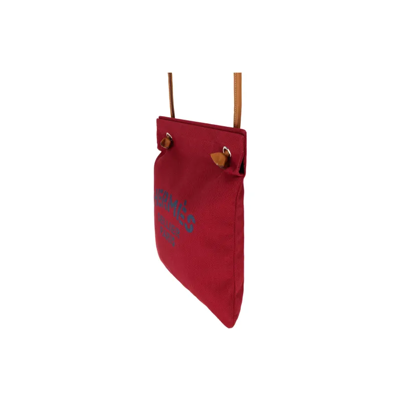 HERMES Aline Canvas With Swift Calfskin Portable Crossbody Bag Shoulder Bag Women's 55 Hermes Red-1