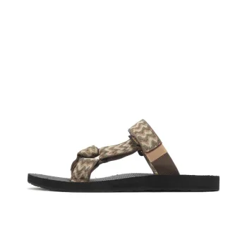 Teva Midform Universal Rubber Sole Quiet Slide Slippers Men's Brown