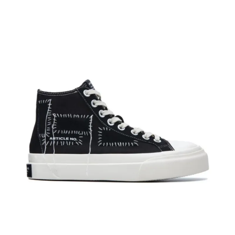 ARTICLE NO. High Top Skateboard Shoes Unisex Black-1