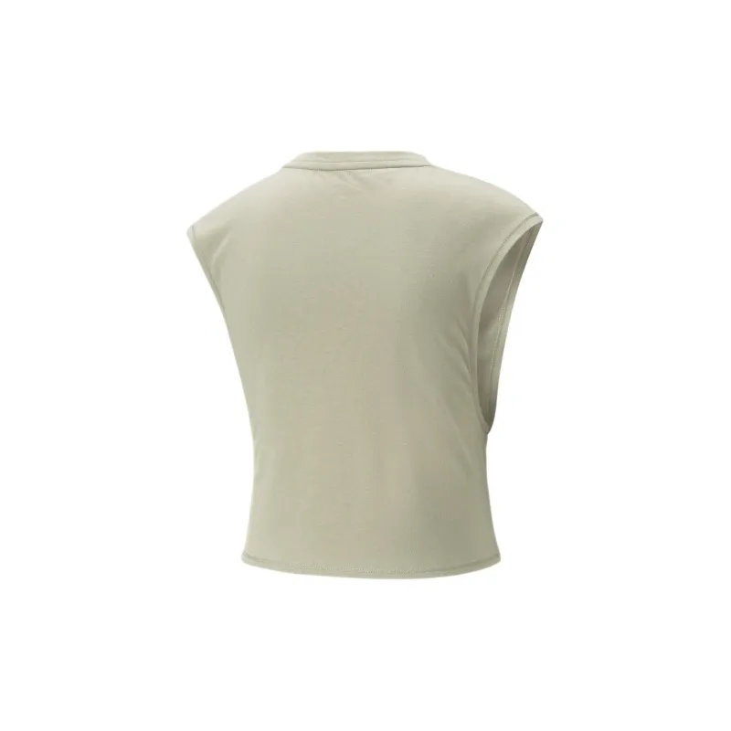 PUMA STUDIO SKIMMER STUDIO SKIMMER TEE T-Shirt Women's Green-1