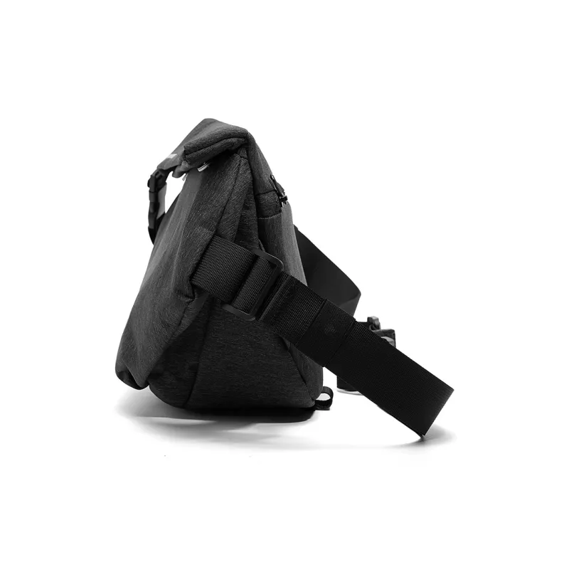 RIOREX Polyamide Messenger Bag Shoulder Bag Crossbody Bag Regular Unisex Black/Custard/Gray Black/Frosted Black-11