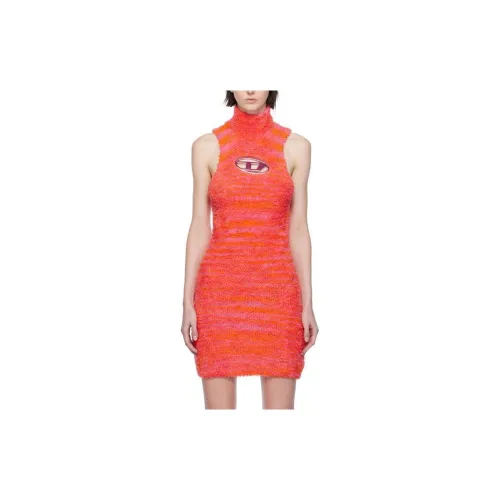 DIESEL Sleeveless Dresses Women's Orange