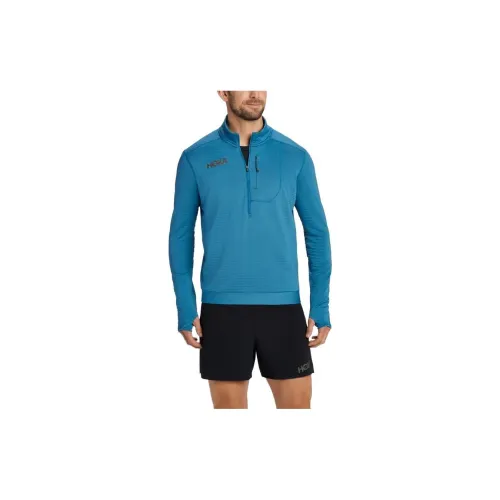 HOKA ONE ONE T-Shirts Men Blue Steel