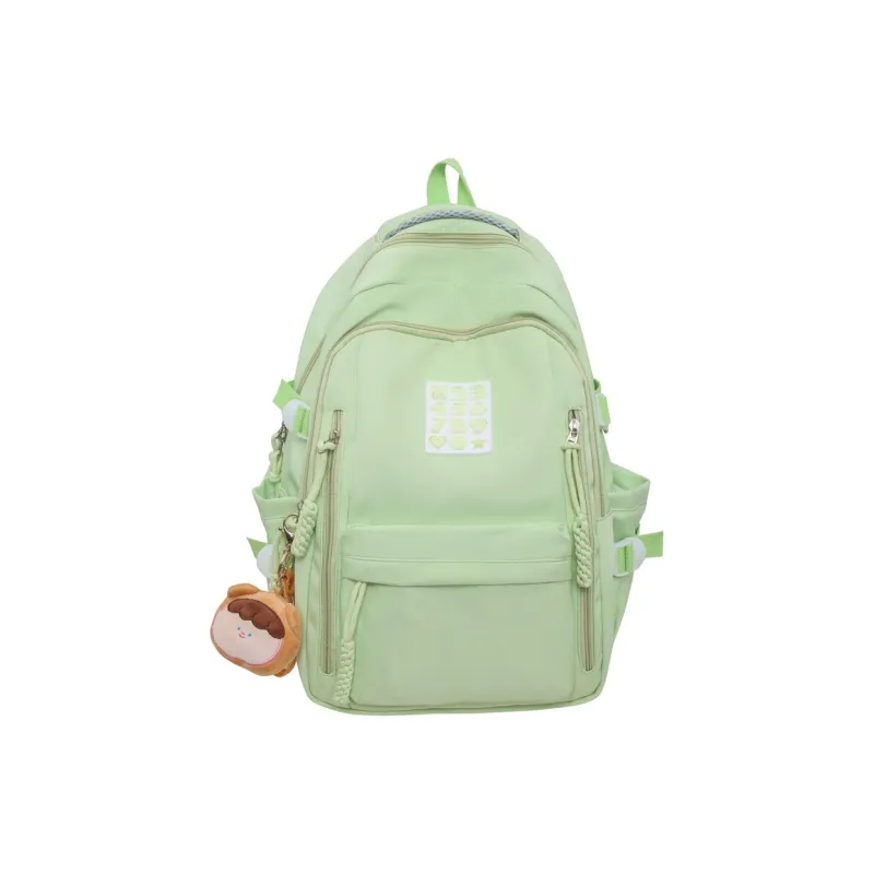 BALANG Nylon Backpack Medium Size Unisex Custard/Black/White/Pink/Light Green-9