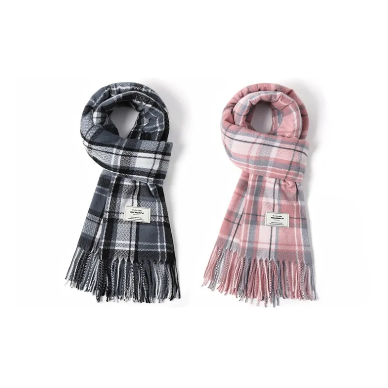 FREE RABBITⅡ Faux Cashmere Knit Scarves Unisex-12