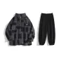 Men's, Soaked Feather Black Gray