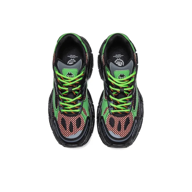 Kappa Chunky Sneakers Men Low Top Green-3