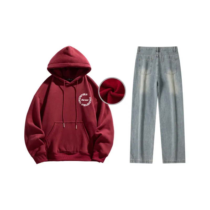 FORCEREPUBLIK Sweatshirt Sets Unisex-23