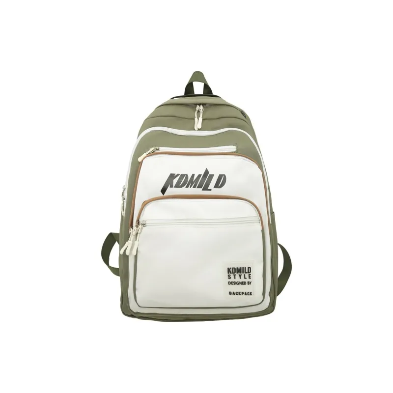 BALANG Nylon Backpack Unisex Black/Blue/Green-3