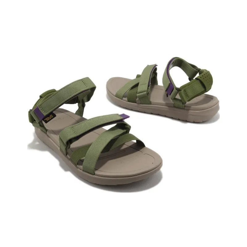 Teva Sanborn Mia Beach Sandals Women's Green-3